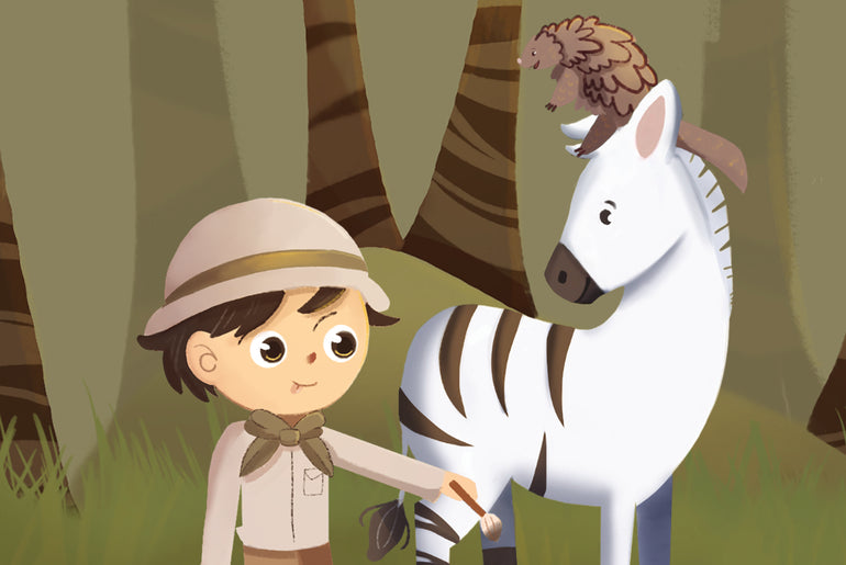 Zackie Zebra: The Zebra That Lost His Stripes